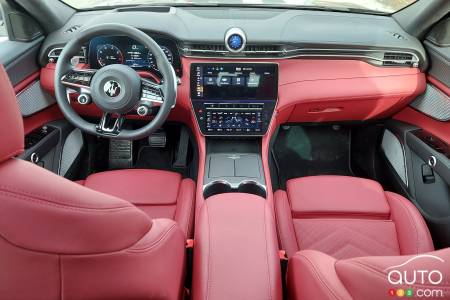 Interior of 2023 Maserati Grecale